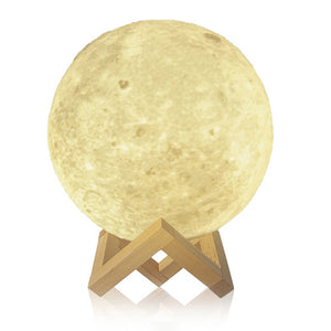 Moon Lamp - Wood Metal Gadgets