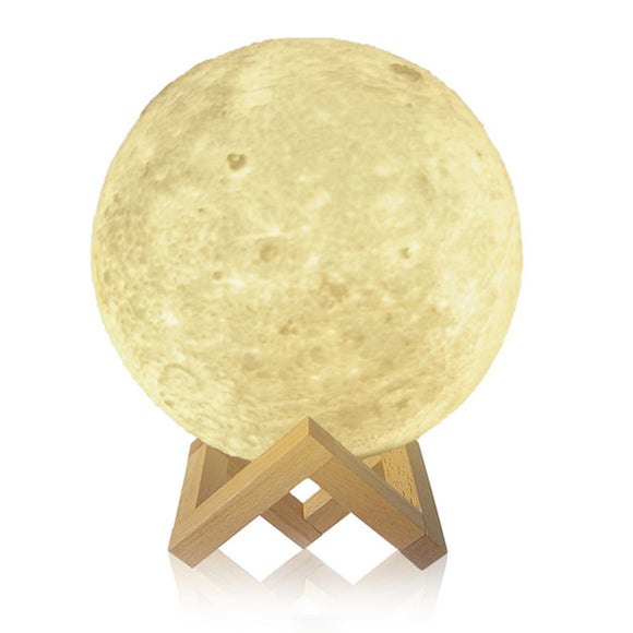 Moon Lamp - Wood Metal Gadgets