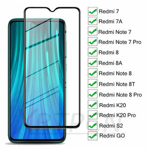 9H 9D Protective Glass For Xiaomi Redmi 7 7A 8 8A K20 S2 GO Redmi Note 7 8 Pro 8T Screen Protector Safety Tempered Glass Film - Wood Metal Gadgets