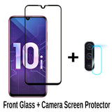 2in1 protective glass for huawei honor 10i tempered glas on huwei honer 10 i honor10i HRY-LX1T camera lens screen protector film - Wood Metal Gadgets