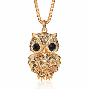 Rhinestone Necklace - Wood Metal Gadgets
