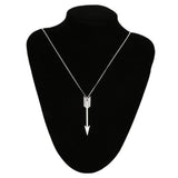 Arrow Head Pendant for Women - Wood Metal Gadgets