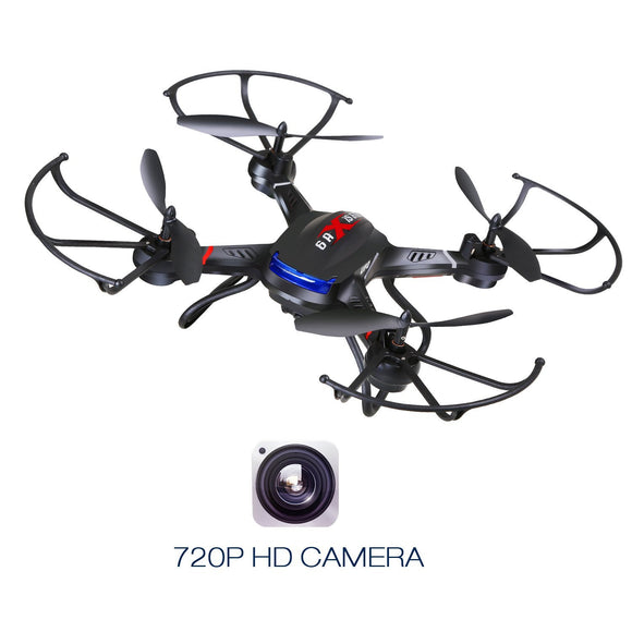 Copy of Holy Stone F181C RC Dqrone Quadcopter with HD Camera RTF 4 Channel 2.4GHz 6-Gyro with Altitude Hold Function,Headless Mode and One Key Return Home, Color Black - Wood Metal Gadgets