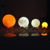 Moon Lamp - Wood Metal Gadgets